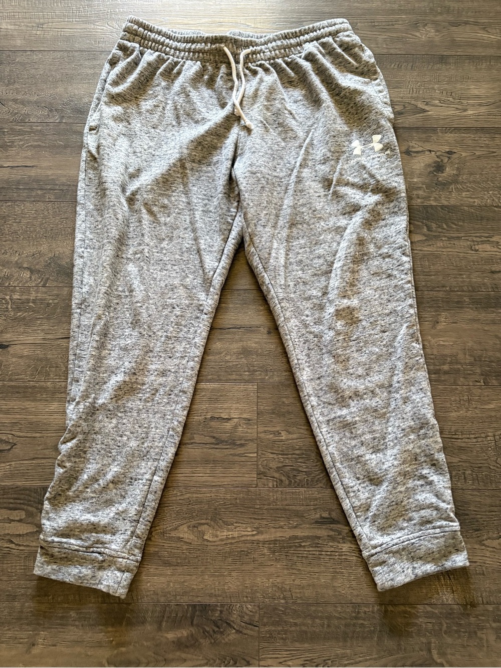 Under Armour Kids Light Gray Fleece Joggers